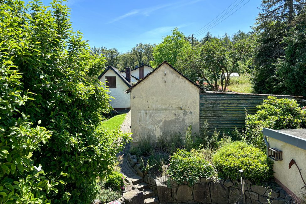 Aussicht vom Balkon im OG