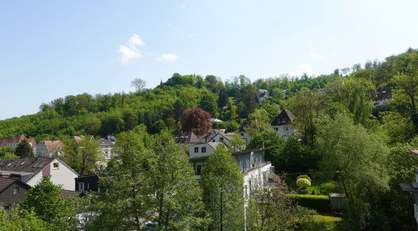 Dachloggia mit Blick zum Schloss