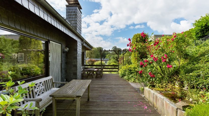 Terrasse am Wohnzimmer