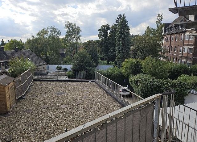 Blick vom Balkon