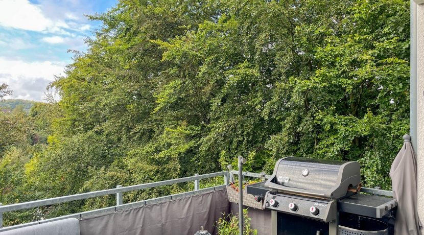 Sonnenbalkon mit Blick ins Grüne