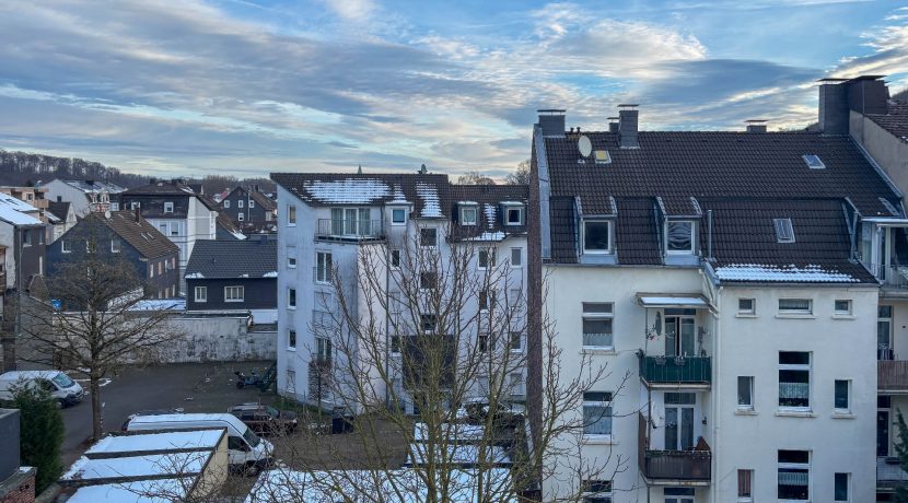 schöne Aussicht vom Balkon